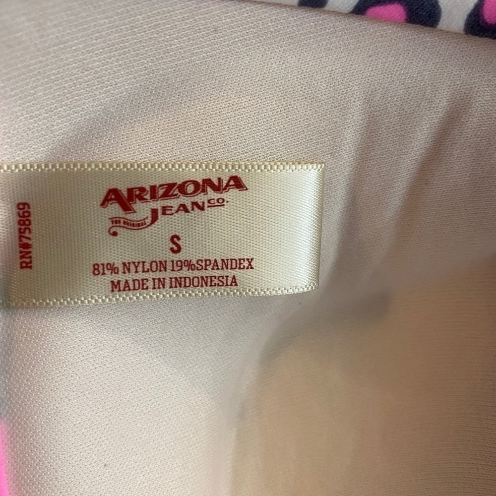 NWT Arizona Jean Company Swimsuit Top Small - Picture 4 of 4
